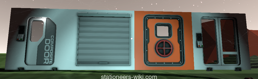 various types of door that can be built from this kit