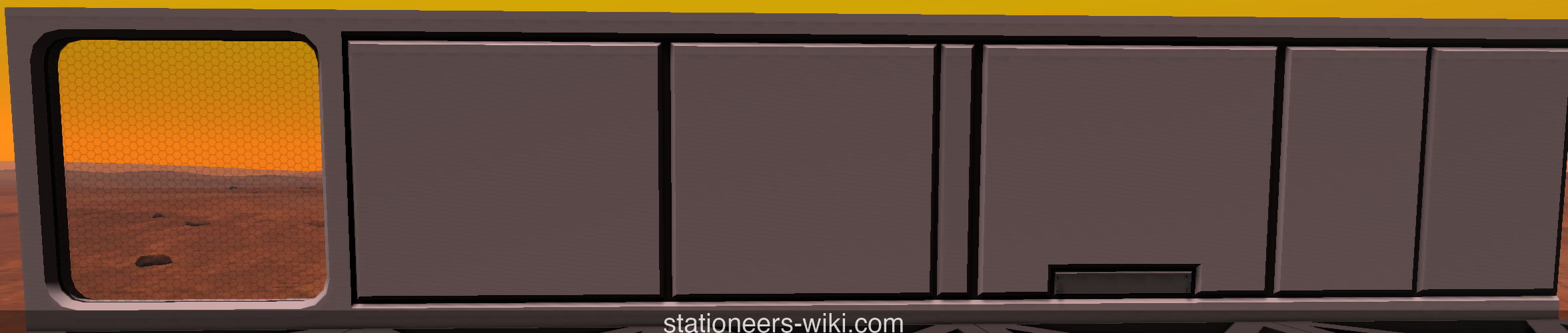 Fully constructed Composite Window and Composite walls types 1 to 4.